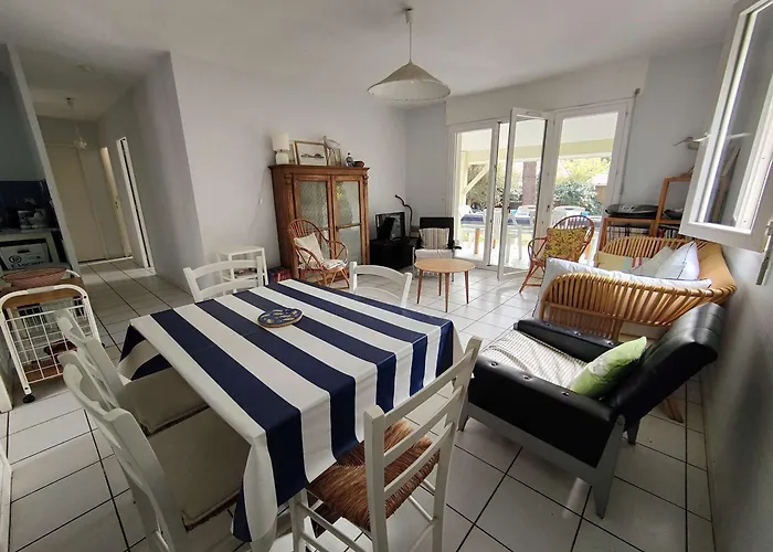 Villa Avec Jardin Clos A Lege-cap-ferret, 3 Chambres, Proche Plages - Fr-1-736-56 *